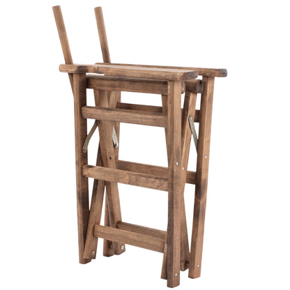 Director's Frame Armchair Limnos Walnut Impregnated Limnos Hm5574.01 57x54x88,5Η Cm