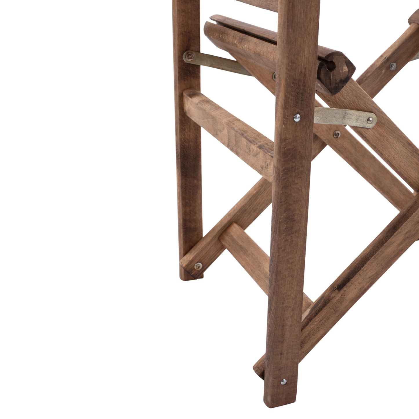Director's Frame Armchair Limnos Walnut Impregnated Limnos Hm5574.01 57x54x88,5Η Cm