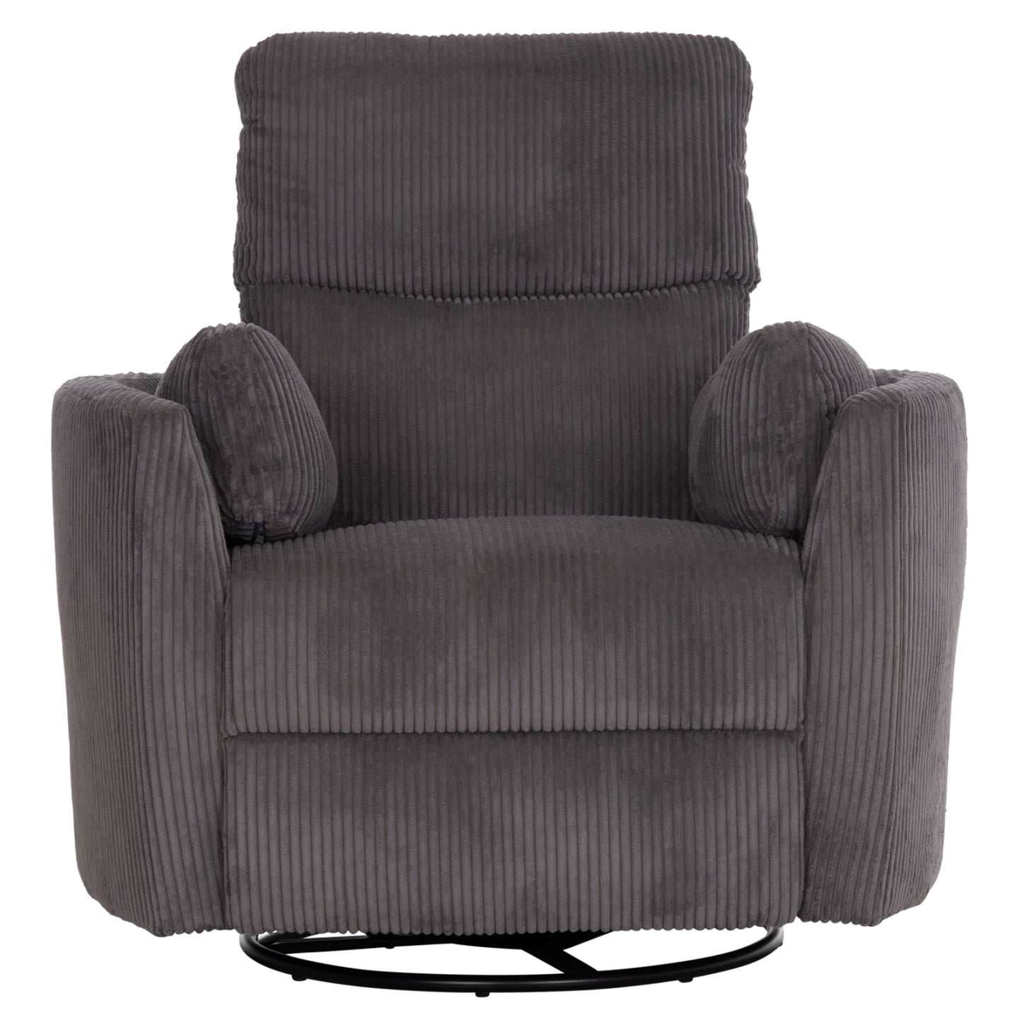 Armchair Relax/breastfeeding Velmora Hm3300.01 Grey Striped Fabric 100x90x100hcm.