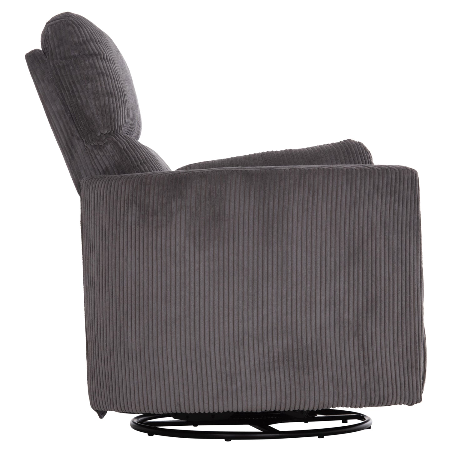 Armchair Relax/breastfeeding Velmora Hm3300.01 Grey Striped Fabric 100x90x100hcm.