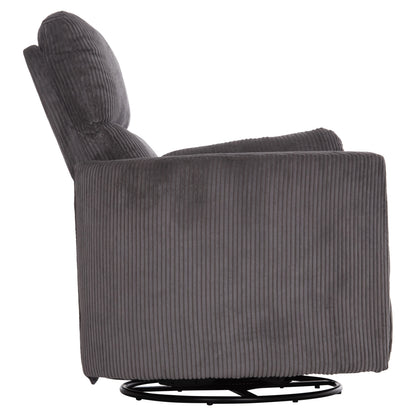 Armchair Relax/breastfeeding Velmora Hm3300.01 Grey Striped Fabric 100x90x100hcm.