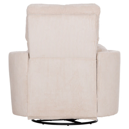 Armchair Relax/breastfeeding Velmora Hm3300.03 Beige Striped Fabric 100x90x100hcm.