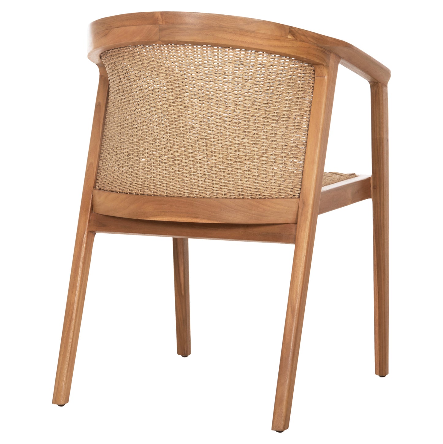 Dining Chair Renly Hm18239 Teak Wood In Natural-viro Rope 60x59x82hcm