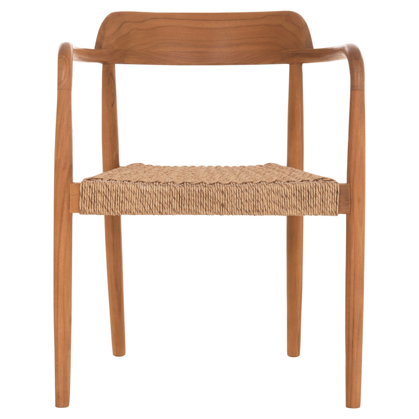 Dining Chair Robby Hm18350 Teak Wood & Viro Rope In Natural Colors 55x50x71hcm.