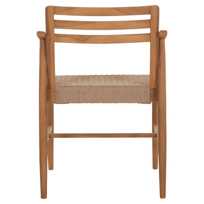 Dining Chair Robin Hm18351 Teak Wood & Viro Rope In Natural Colors 53.5x60x78hcm.