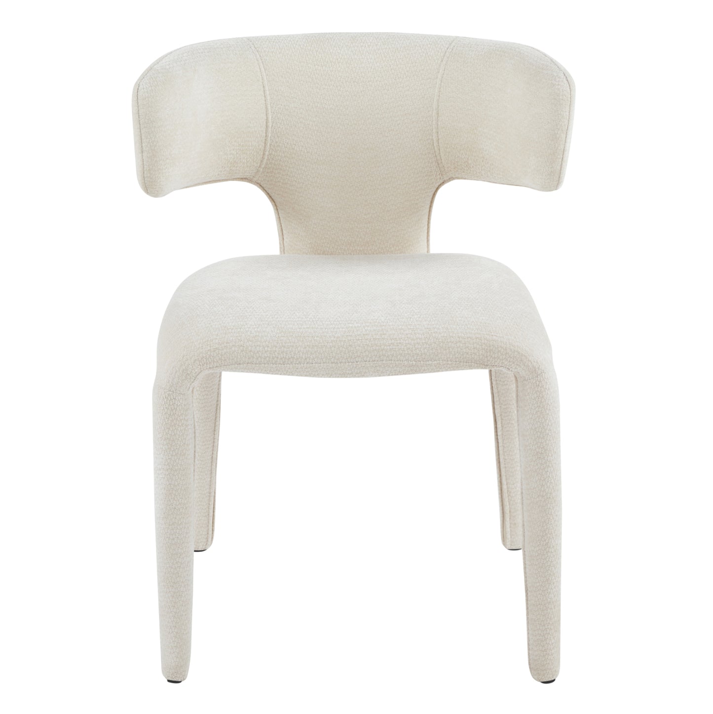 Dining Armchair Bien Hm18361.02 Ecru Linen Fabric 49.5x55.5x76hcm.