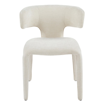 Dining Armchair Bien Hm18361.02 Ecru Linen Fabric 49.5x55.5x76hcm.
