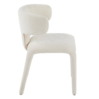 Dining Armchair Bien Hm18361.02 Ecru Linen Fabric 49.5x55.5x76hcm.