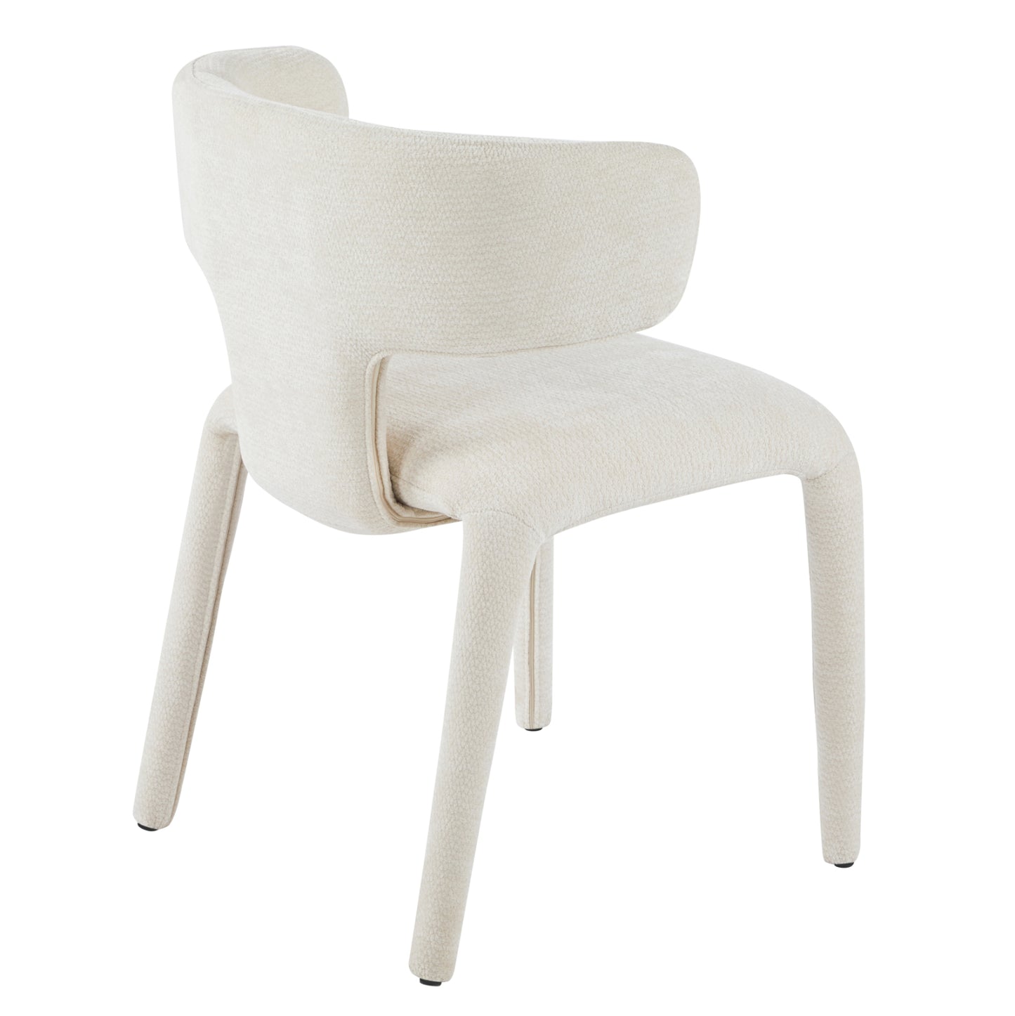 Dining Armchair Bien Hm18361.02 Ecru Linen Fabric 49.5x55.5x76hcm.