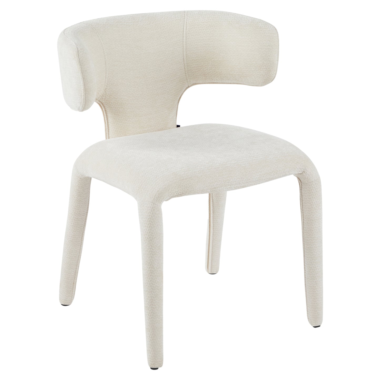 Dining Armchair Bien Hm18361.02 Ecru Linen Fabric 49.5x55.5x76hcm.