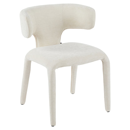 Dining Armchair Bien Hm18361.02 Ecru Linen Fabric 49.5x55.5x76hcm.