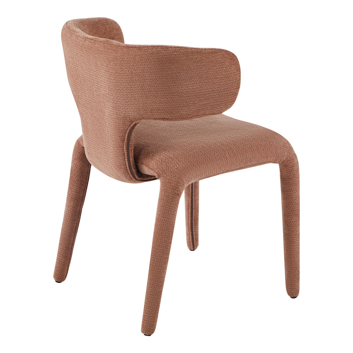 Dining Armchair Bien Hm18361.03 Terracotta Linen Fabric 49.5x55.5x76hcm.