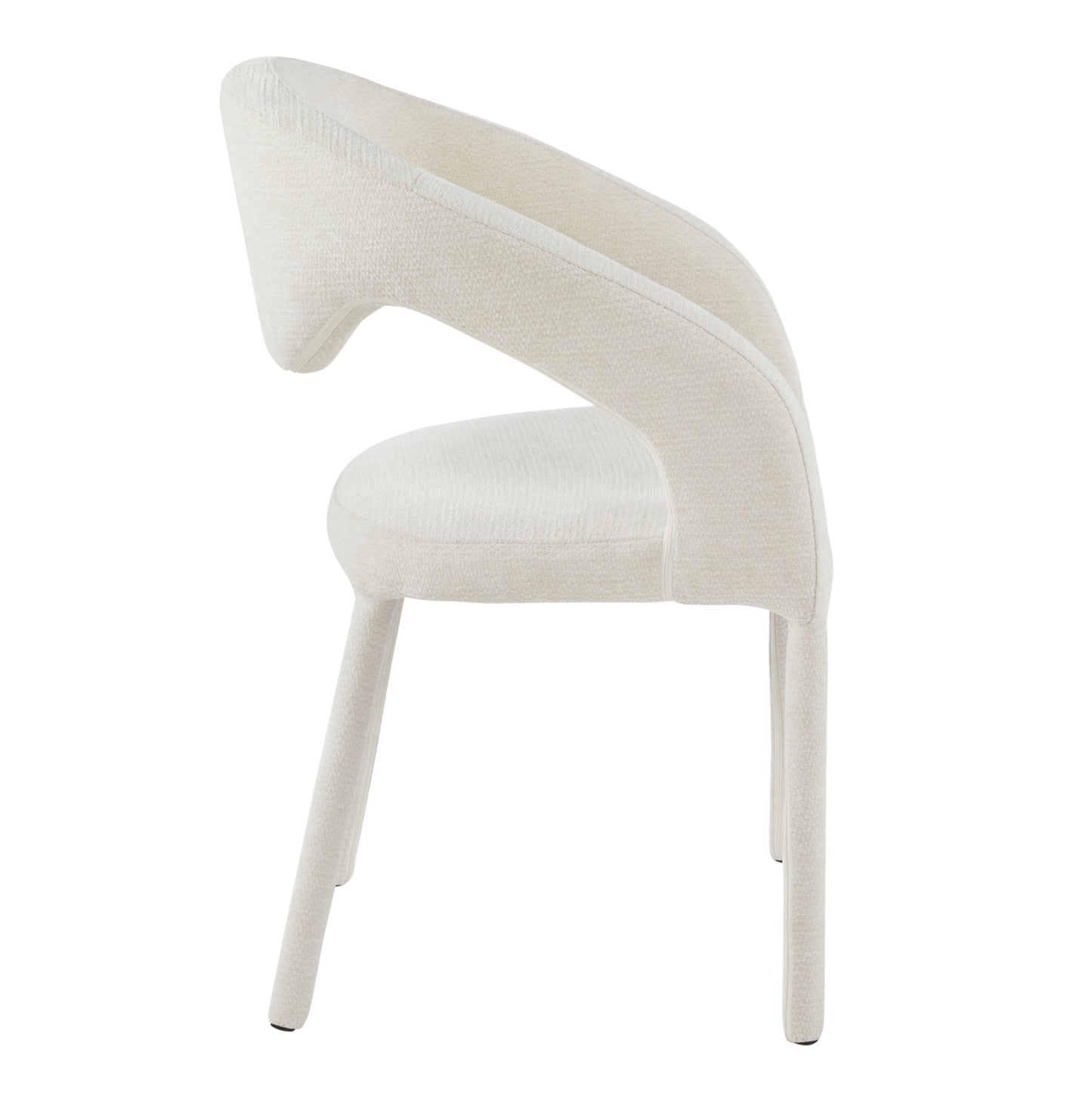 Dining Chair Ofilia Hm18363.02 Ecru Linen Fabric 58x54.5x85.5hcm