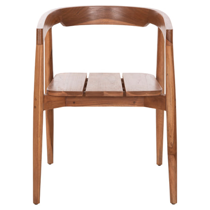 Dining Armchair Adonis Hm6938 Teak Wood In Natural Color 53x54x73hcm.