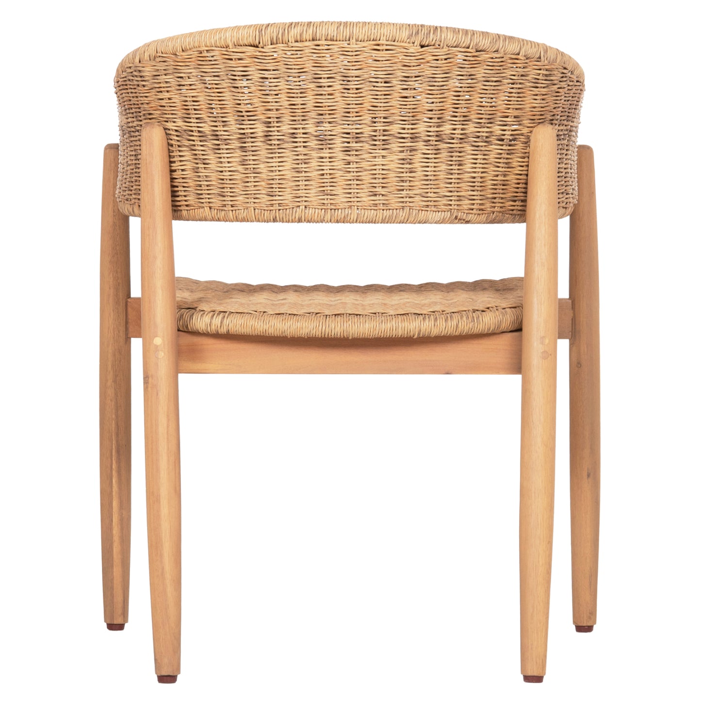 Dining Chair Cort Hm6447 Acacia Wood & Rope In Natural Colors 62x54x74hcm.