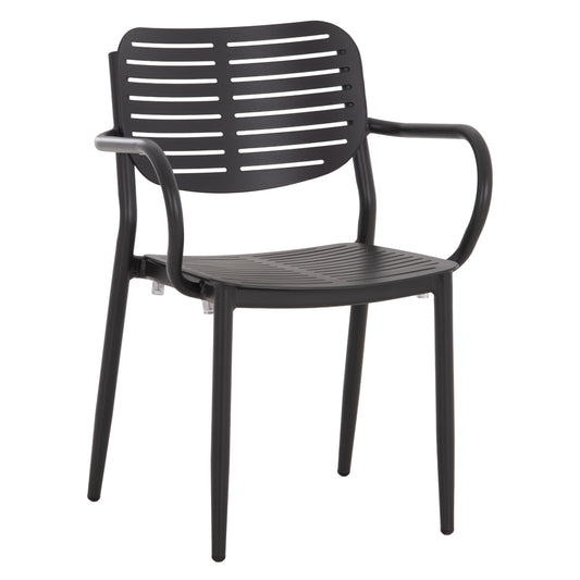 Dining Chair Hilliard Hm6644.01 Aluminum In Charcoal Color 58x52x78hcm.