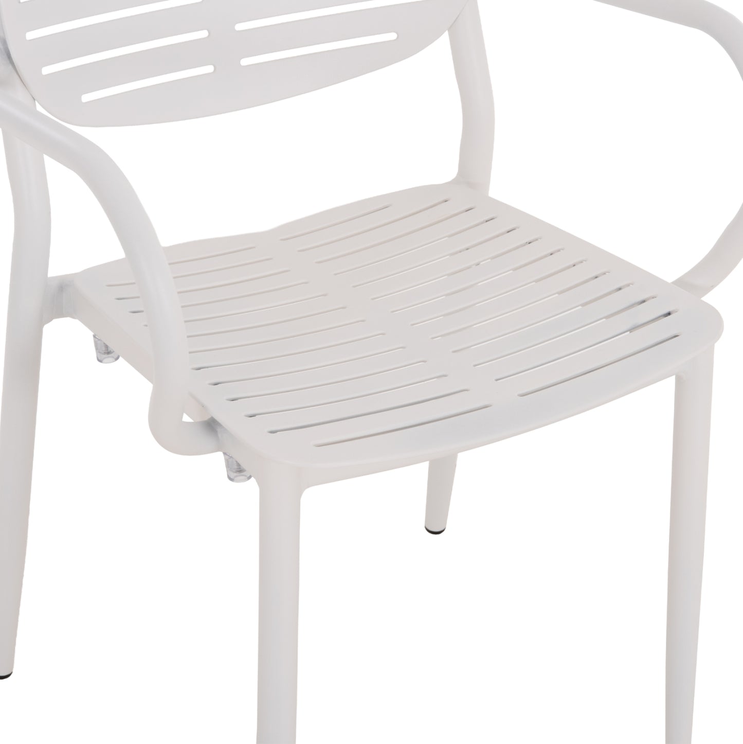 Dining Chair Hilliard Hm6644.02 Aluminum In White Color 58x52x78hcm.