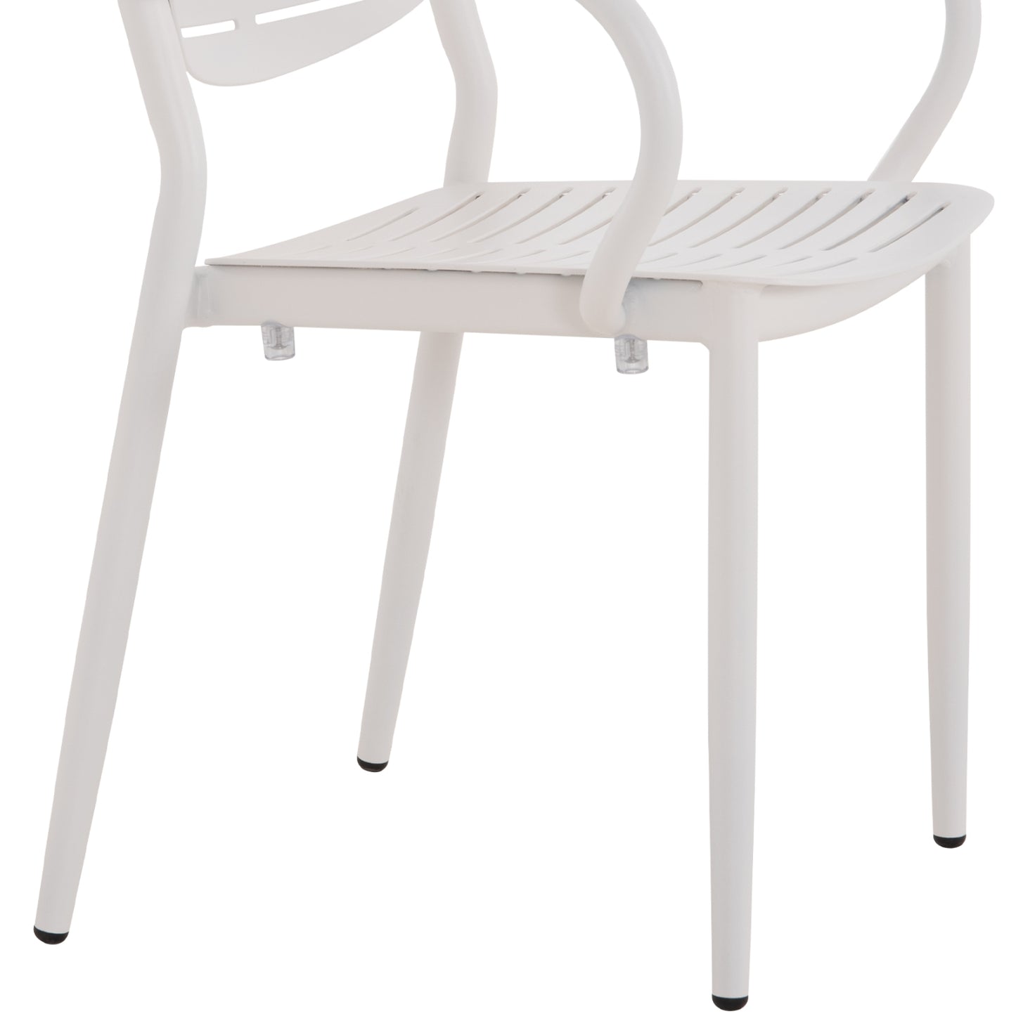 Dining Chair Hilliard Hm6644.02 Aluminum In White Color 58x52x78hcm.