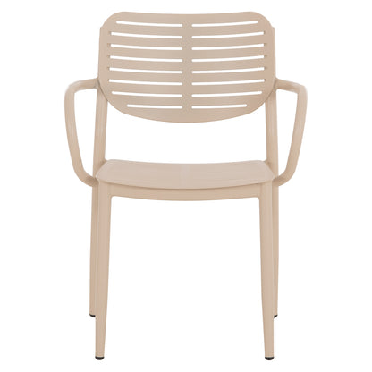 Dining Chair Hilliard Hm6644.04 Aluminum In Champagne Color 58x52x78hcm.