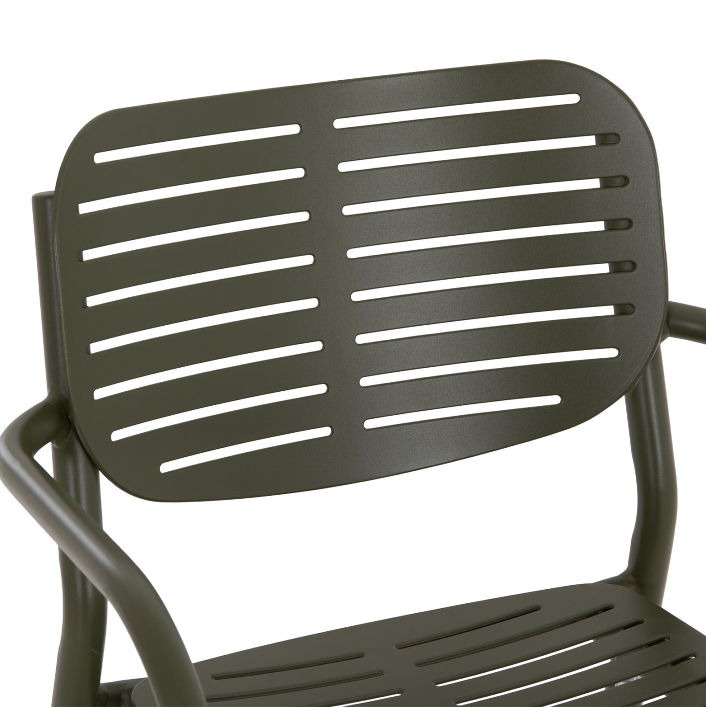 Dining Chair Hilliard Hm6644.07 Aluminum In Olive Green Color 58x52x78hcm.