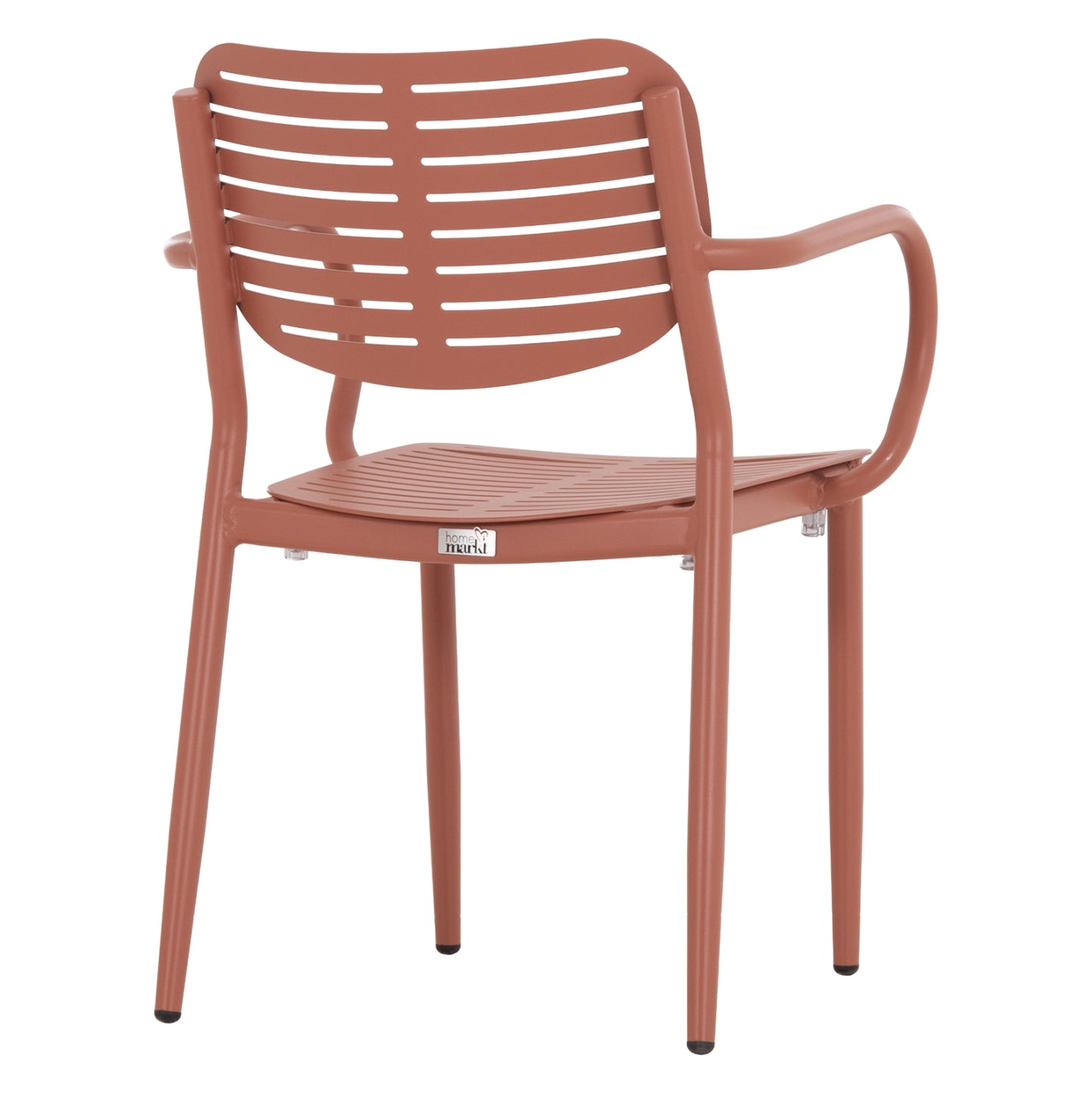 Dining Chair Hilliard Hm6644.08 Aluminum In Terracotta Color 58x52x78hcm.