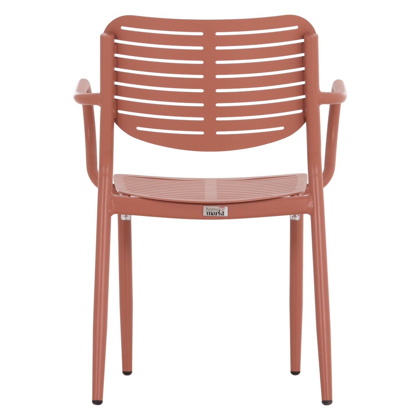 Dining Chair Hilliard Hm6644.08 Aluminum In Terracotta Color 58x52x78hcm.