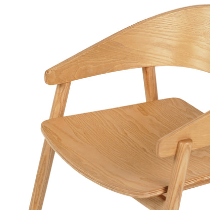 Dining Chair Canop Hm9950.01 Ashwood In Light Oak Color 56,5x61x74hcm.