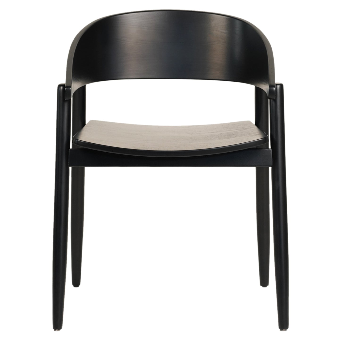 Dining Chair Canop Hm9950.02 Ashwood In Black Color 56,5x61x74hcm.