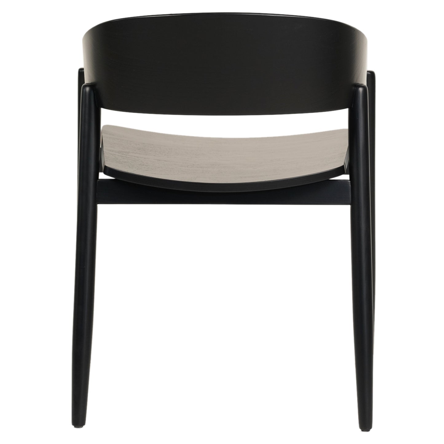 Dining Chair Canop Hm9950.02 Ashwood In Black Color 56,5x61x74hcm.