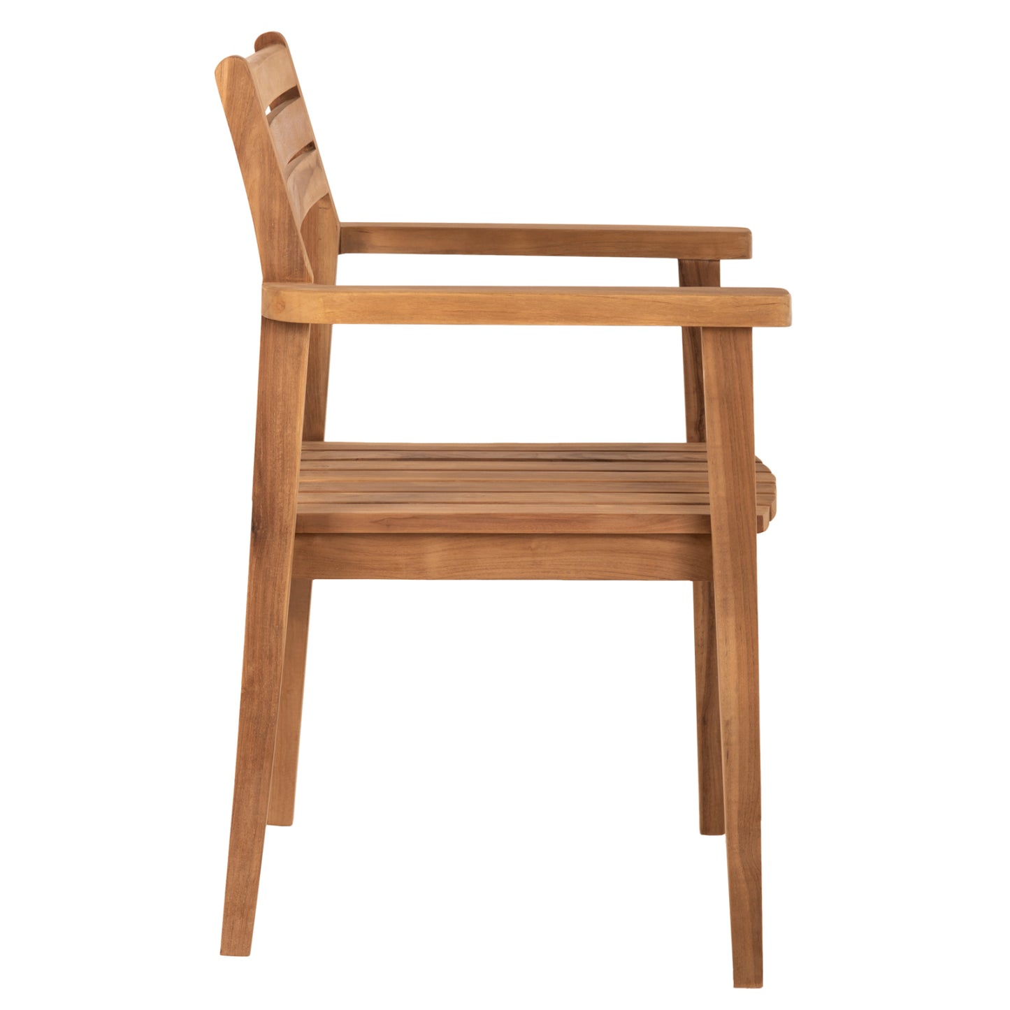 Armchair Erietta Hm9534 Teak Wood In Natural Color Stackable 60x54x87hcm.