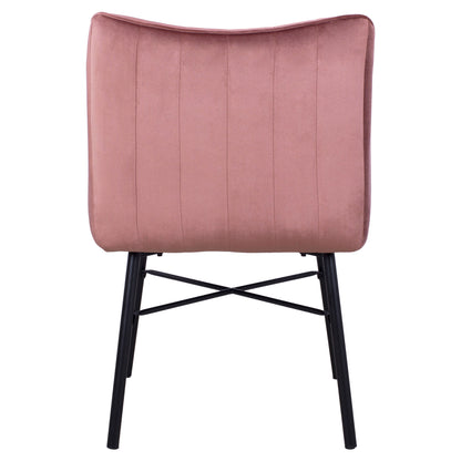 Armchair Allysa Hm8518.02 Velvet Dusty Pink 57x58x84Υ Cm