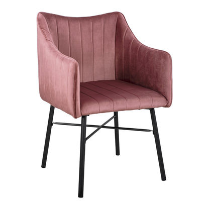 Armchair Allysa Hm8518.02 Velvet Dusty Pink 57x58x84Υ Cm