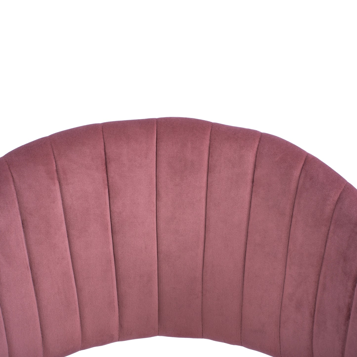Armchair Theodore Hm8520.02 Velvet Rotten Apple With Metallic Frame 55x50x82 Cm