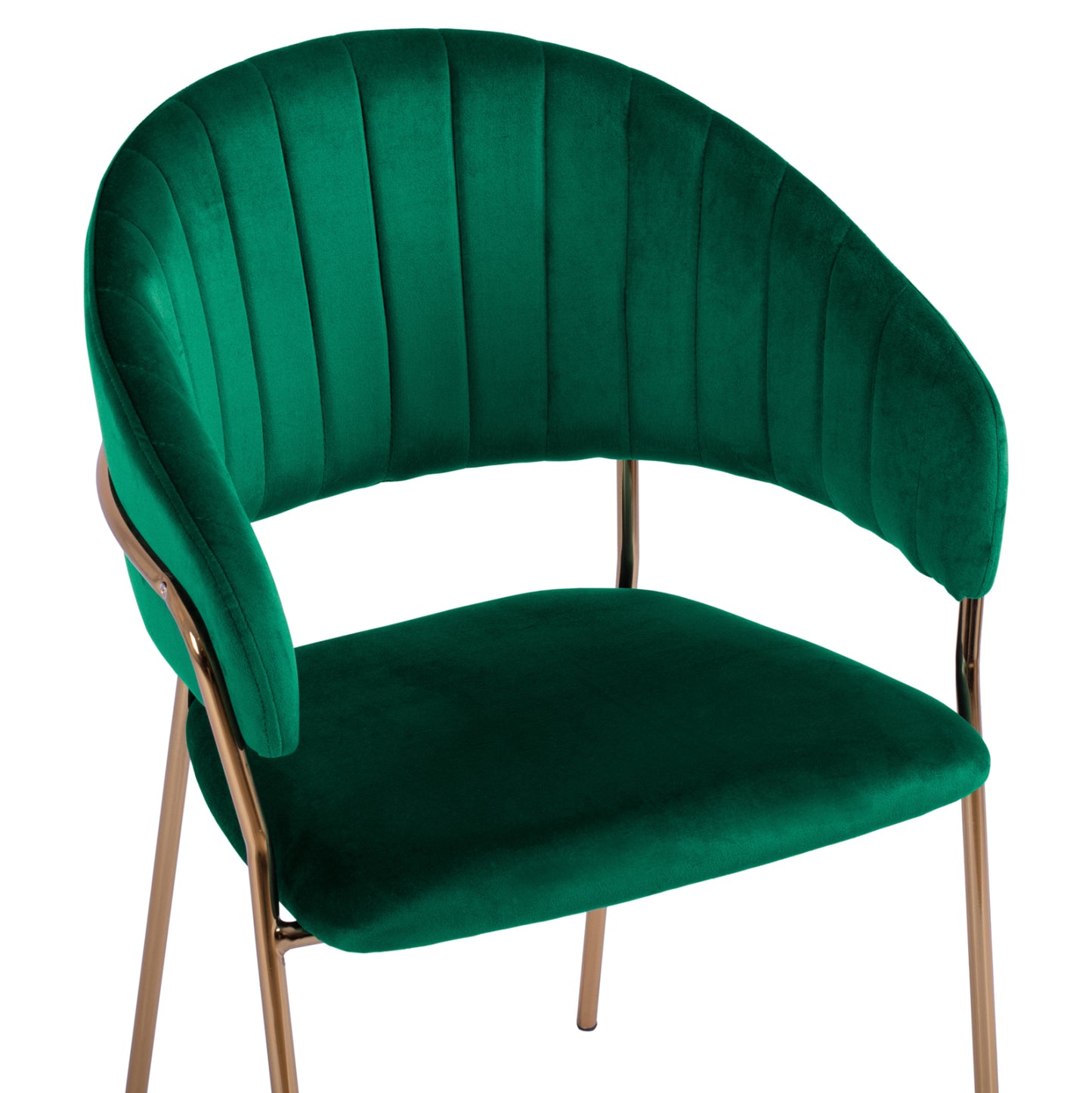 Armchair Theodore Hm8520.03 Velvet Cyppress Green Color With Metallic Frame 55x50x82cm