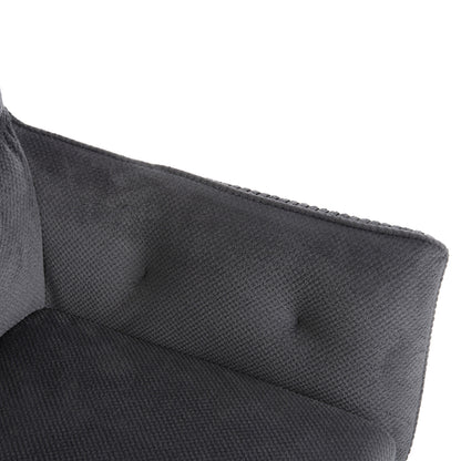 Dining Armchair Quill Hm9843.03 Grey Fabric-beech Wood Legs 61x57,5x91hcm.