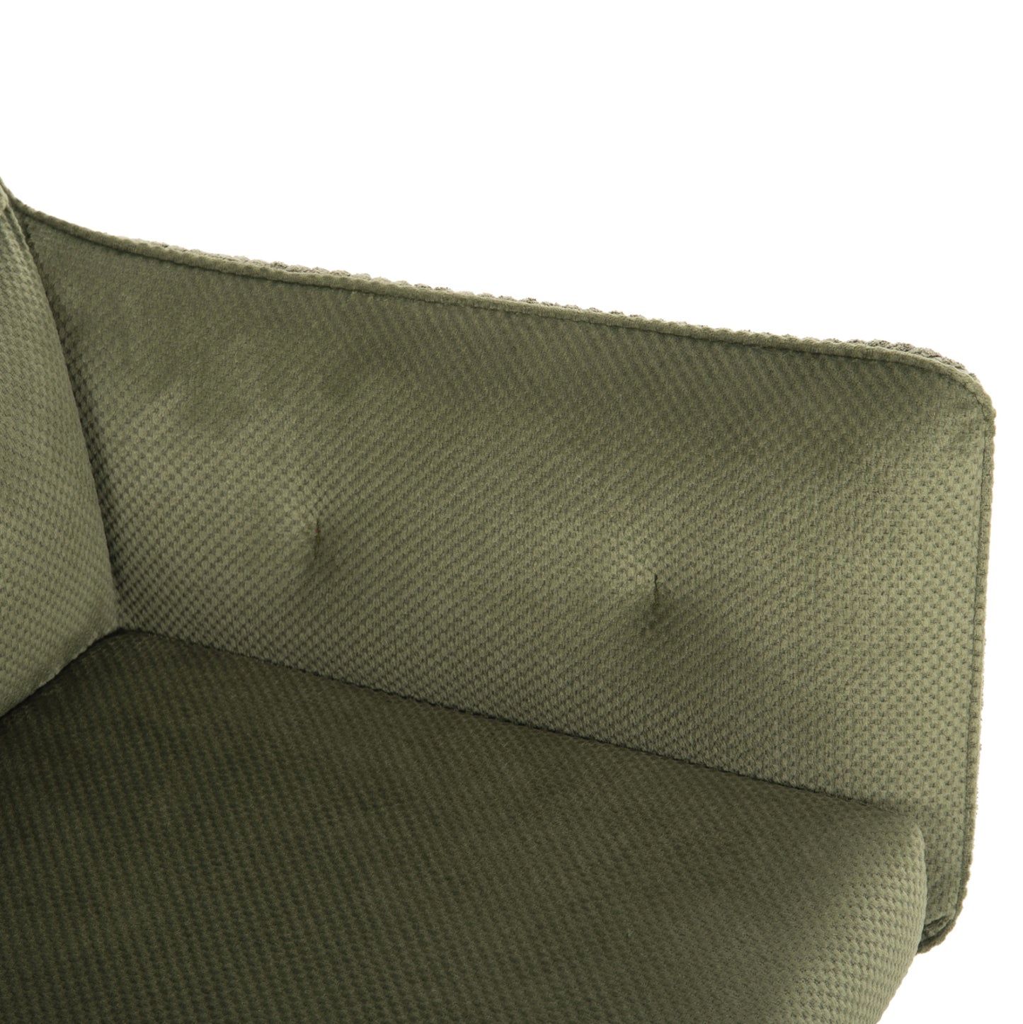 Dining Armchair Quill Hm9843.05 Green Fabric-beech Wood Legs 61x57,5x91hcm.