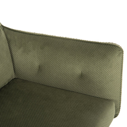 Dining Armchair Quill Hm9843.05 Green Fabric-beech Wood Legs 61x57,5x91hcm.