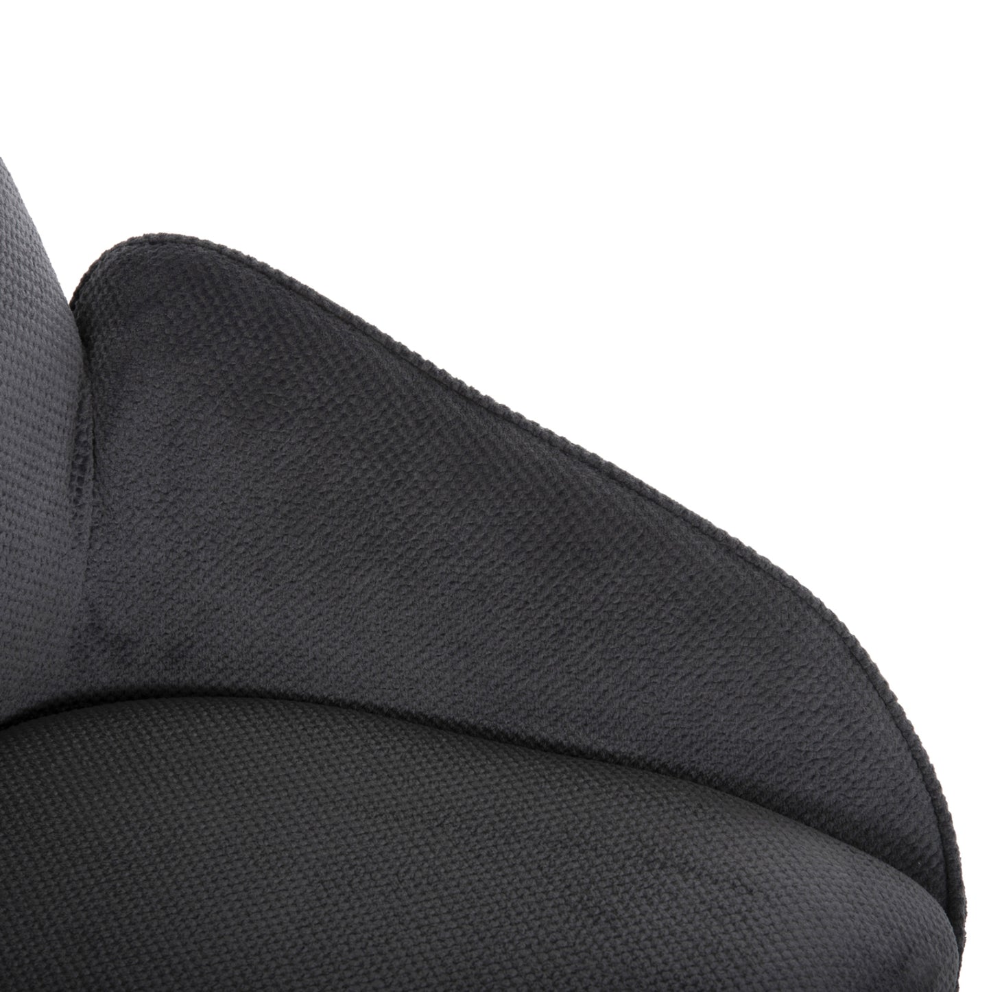 Dining Armchair Shai Hm9844.03 Grey Fabric-black Metal Base 61x63x93hcm.