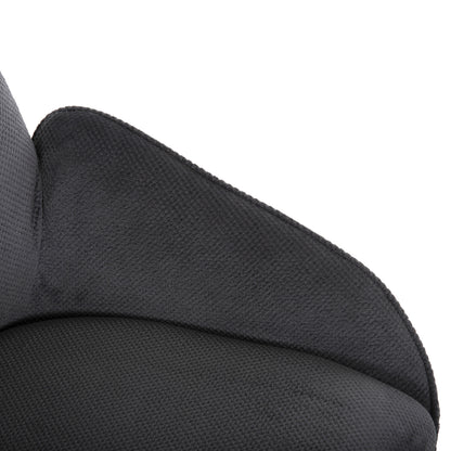 Dining Armchair Shai Hm9844.03 Grey Fabric-black Metal Base 61x63x93hcm.