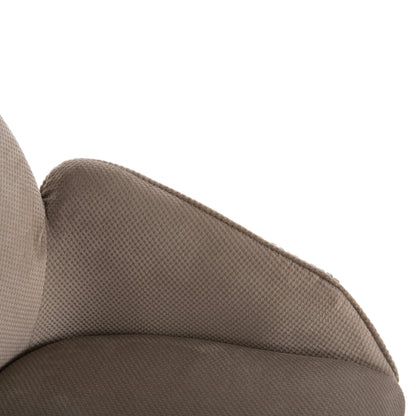 Dining Armchair Shai Hm9844.04 Beige Fabric-black Metal Base 61x63x93hcm.