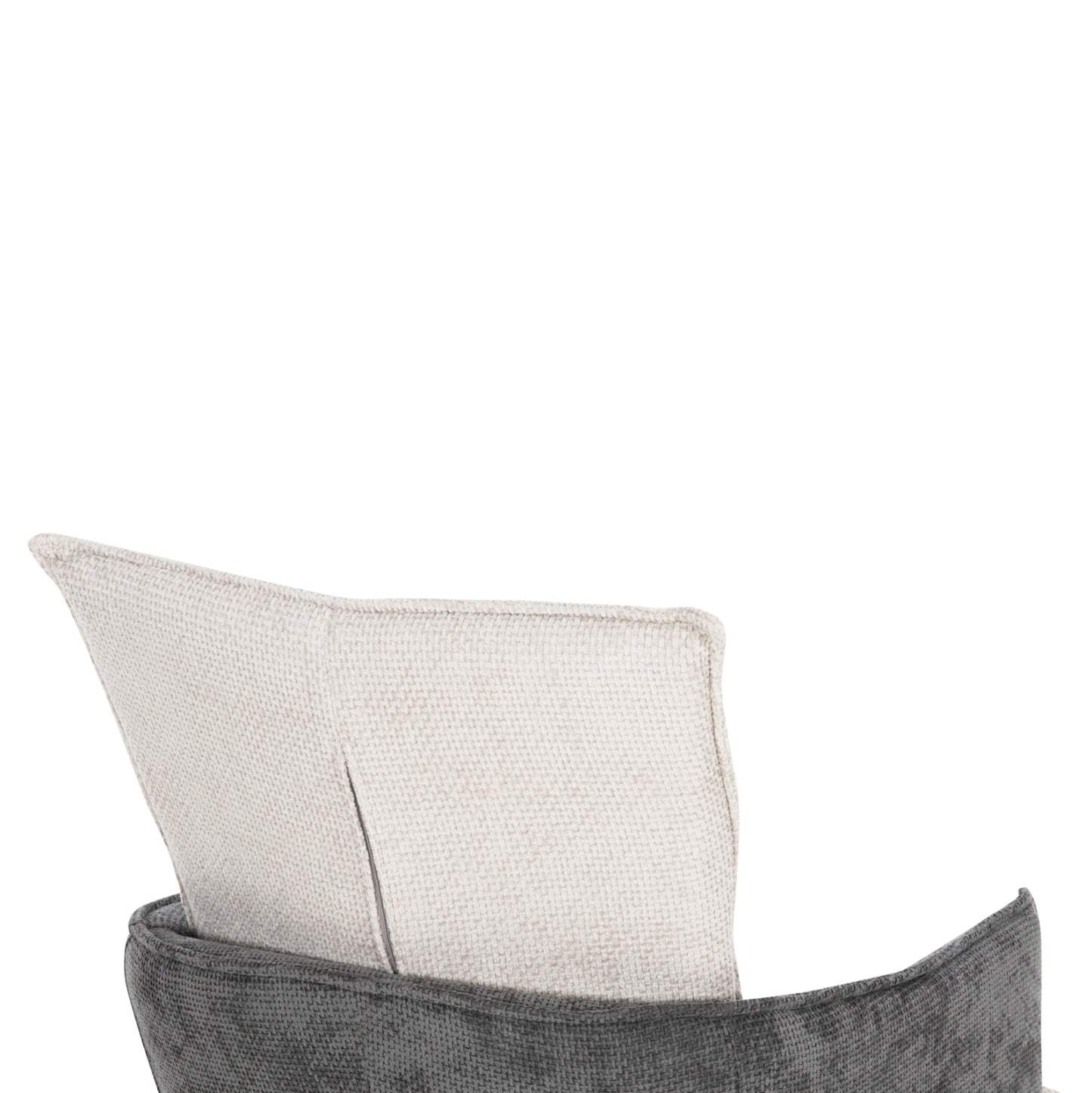 Dining Armchair Rex Hm9847.04 Beige-grey Fabric-beech Wood Legs 53x60x93hcm.