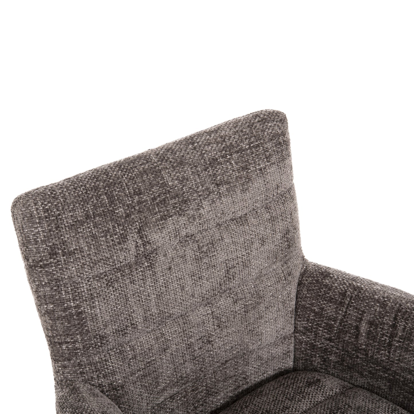 Dining Armchair Gazer Hm9845.03 Grey Fabric-rubberwood Legs 66x63x91hcm.