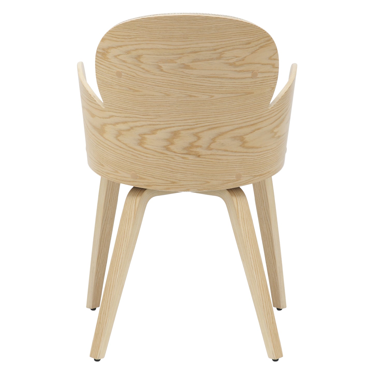 Dining Armchair Darnell Hm9974.01 Plywood In Oak Color-ecru Fabric 56x56x83hcm.