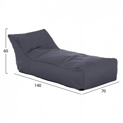 ΠΟΥΦ Alok Hm5806.02 ΓΚΡΙ ΜΕ Uv Protection  140x70x60Υ εκ.