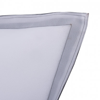 ΠΟΥΦ Anshu Hm5808.02 ΓΚΡΙ ΜΕ Uv Protection 140x180 εκ.