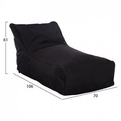 ΠΟΥΦ Bloom ΑΔΙΑΒΡΟΧΟ Hm5111.14 ΜΑΥΡΟ ΜΕ Uv Protection  106x70x61Υ εκ.