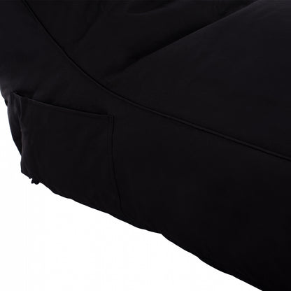 ΠΟΥΦ Bloom ΑΔΙΑΒΡΟΧΟ Hm5111.14 ΜΑΥΡΟ ΜΕ Uv Protection  106x70x61Υ εκ.