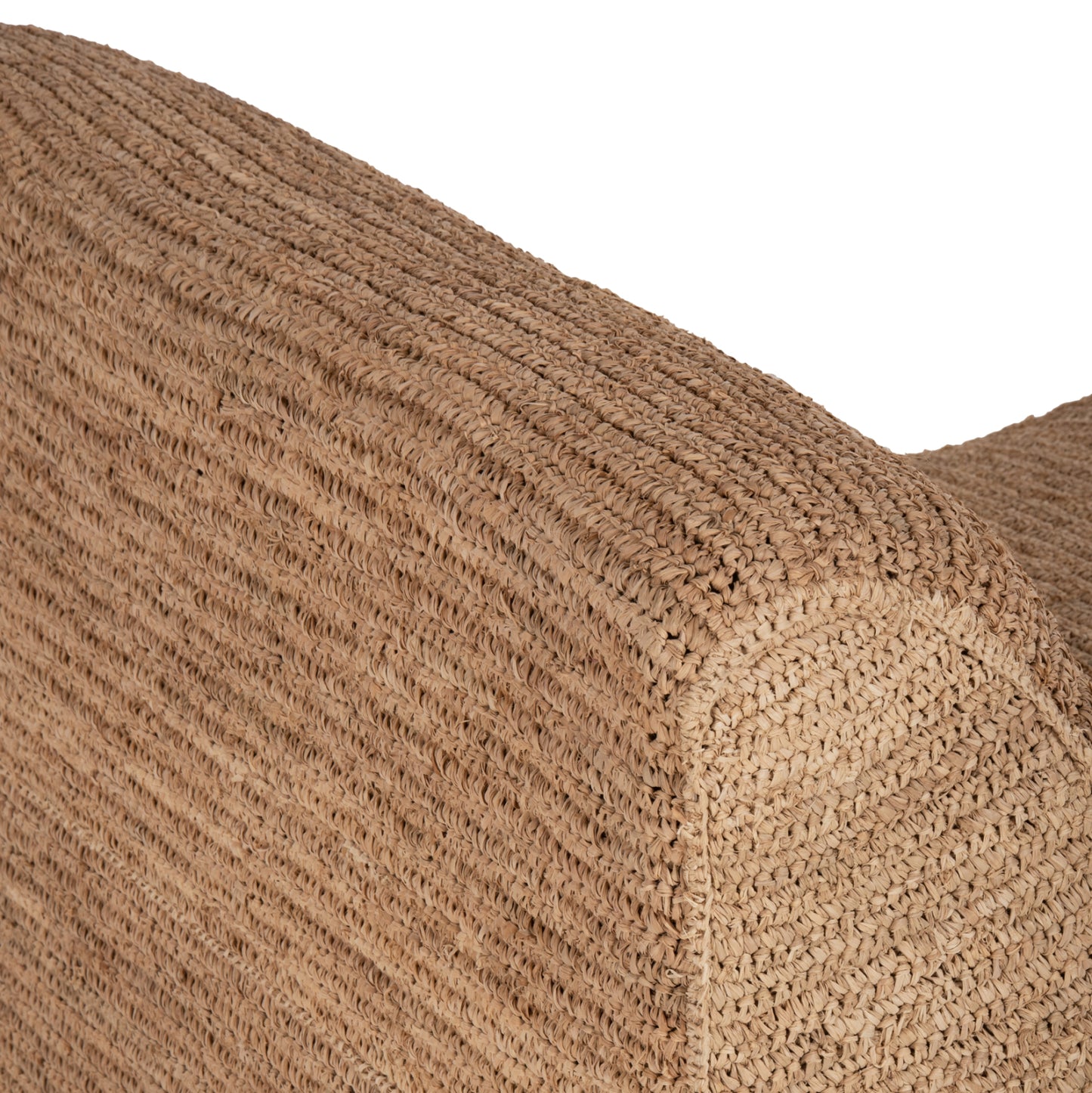 Pouf-lounger Bibloc Hm5989 Teak Wood Frame-hydrohyacinth Upholstery 84x118x73hcm.