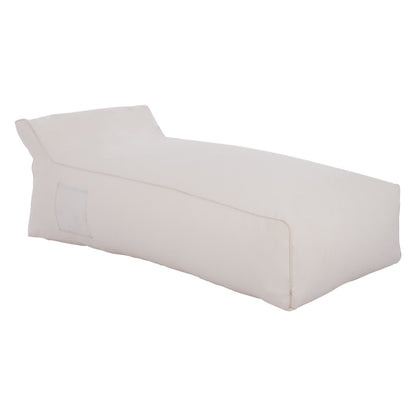 ΠΟΥΦ ΞΑΠΛΩΣΤΡΑ Wadelin Hm5774.11 ΜΕ Textiline ΛΕΥΚΟ 190x80x40-60Υ εκ.
