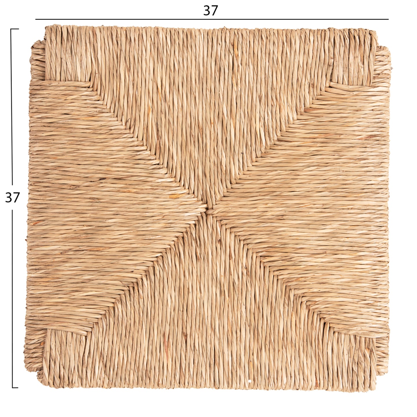 Rush-matt Replacement Seat For Wooden Chairs-37Χ37Χ3.5cm(thickness) Hm5099.11